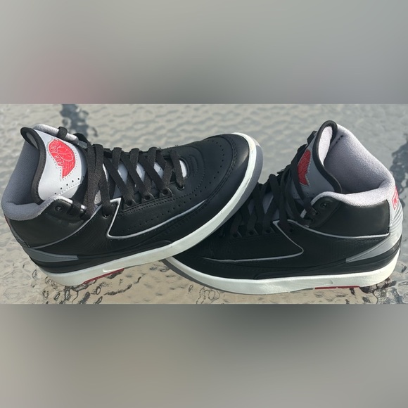JORDAN 2 RETRO GS 'BLACK CEMENT' 5Y Women’s Size 6.5 Men’s Size 5 - Picture 8 of 12